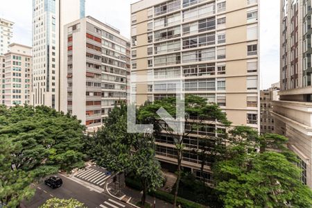 Vista da Sala de apartamento para alugar com 3 quartos, 126m² em Consolação, São Paulo