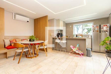 Sala de apartamento à venda com 1 quarto, 67m² em Brooklin, São Paulo