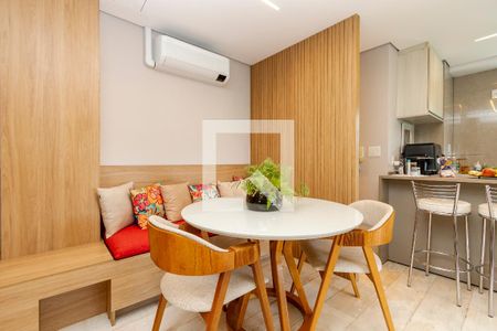 Sala de apartamento à venda com 1 quarto, 67m² em Brooklin, São Paulo