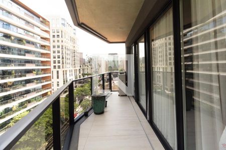 Varanda de apartamento à venda com 1 quarto, 104m² em Itaim Bibi, São Paulo