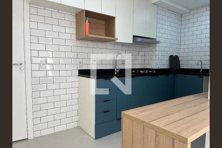 Cozinha de apartamento para alugar com 2 quartos, 35m² em Várzea da Barra Funda, São Paulo