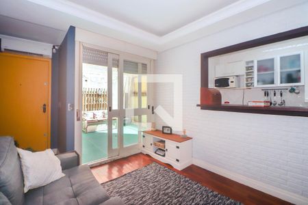 Sala de apartamento para alugar com 1 quarto, 60m² em Bom Jesus, Porto Alegre