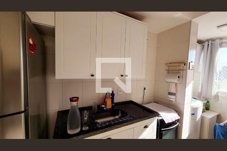 Cozinha e Área de Serviço de apartamento à venda com 2 quartos, 53m² em Residencial das Flores, Várzea Paulista