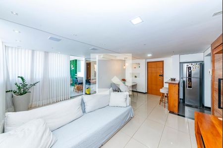 Sala de apartamento à venda com 2 quartos, 107m² em Buritis, Belo Horizonte