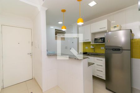 Cozinha de apartamento à venda com 1 quarto, 36m² em Liberdade, São Paulo