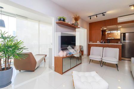 Sala de apartamento para alugar com 2 quartos, 106m² em Cidade Monções, São Paulo