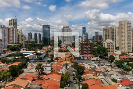 Sala - Vista de apartamento para alugar com 2 quartos, 106m² em Cidade Monções, São Paulo