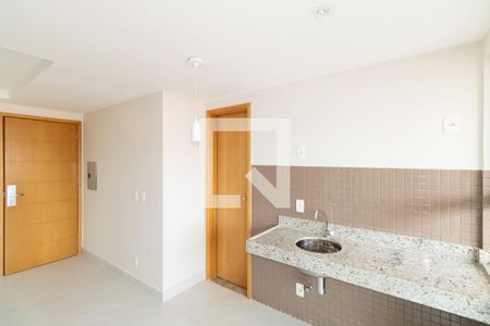 Sala/Cozinha de apartamento para alugar com 1 quarto, 35m² em Campo Grande, Rio de Janeiro