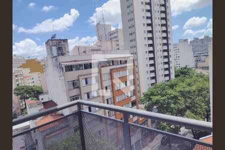 Varanda da Sala de kitnet/studio à venda com 1 quarto, 30m² em Higienópolis, São Paulo