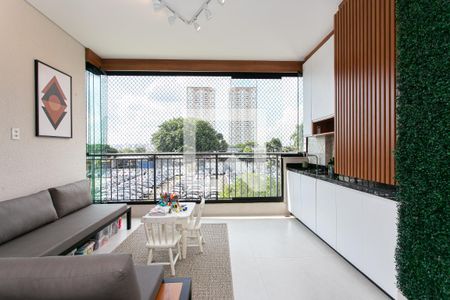 Varanda gourmet de apartamento à venda com 3 quartos, 110m² em Parque São Jorge, São Paulo