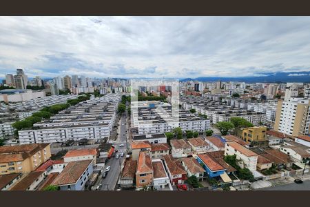 Vista da Sala de apartamento para alugar com 2 quartos, 83m² em Aparecida, Santos