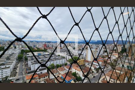 Vista da Sala de apartamento para alugar com 2 quartos, 83m² em Aparecida, Santos