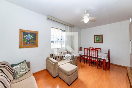 Sala de apartamento à venda com 3 quartos, 75m² em Jardim America, Belo Horizonte