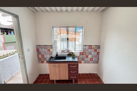 Cozinha de casa para alugar com 1 quarto, 35m² em Vila Palmares, Santo André