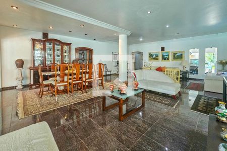 Sala de casa para alugar com 4 quartos, 483m² em Balneario Cidade Atlantica, Guarujá