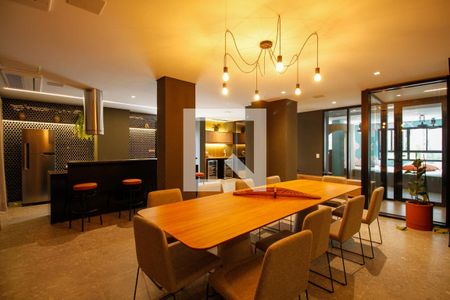 Studio à venda com 26m², 1 quarto e sem vaga Studio à venda com 26m², 1 quarto e sem vagaÁrea Comum - Espaço Gourmet