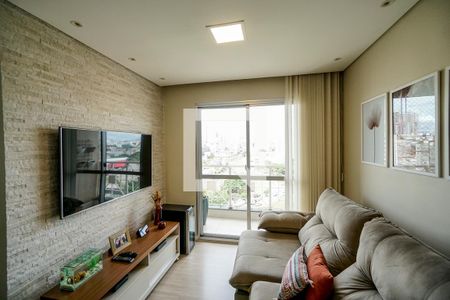 Sala de estar de apartamento à venda com 2 quartos, 55m² em Chácara Califórnia, São Paulo