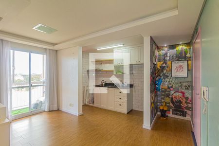 Sala/Cozinha de apartamento para alugar com 2 quartos, 55m² em Fátima, Canoas