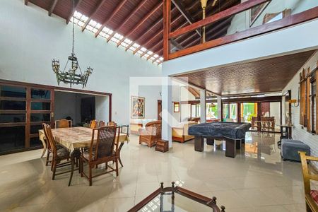 Sala de casa de condomínio para alugar com 7 quartos, 1000m² em Morrinhos, Guarujá