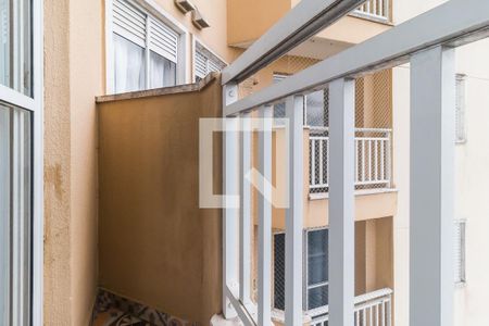 Sacada da Sala de apartamento para alugar com 3 quartos, 63m² em Mogi Moderno, Mogi das Cruzes