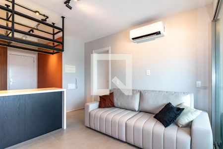 Sala de apartamento à venda com 1 quarto, 51m² em Indianópolis, São Paulo