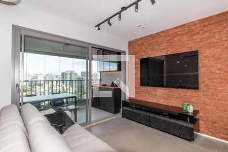 Sala de apartamento à venda com 1 quarto, 51m² em Indianópolis, São Paulo