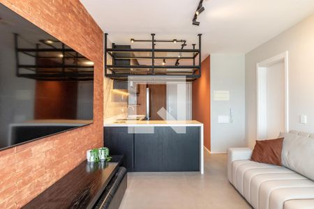 Sala de apartamento à venda com 1 quarto, 51m² em Indianópolis, São Paulo