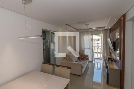 Sala de Estar/Jantar  de apartamento para alugar com 2 quartos, 51m² em Jardim Santa Izabel, Hortolândia