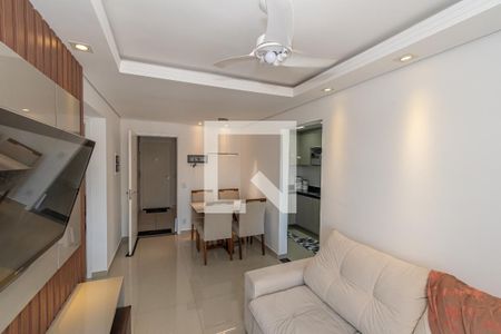 Sala de Estar/Jantar  de apartamento para alugar com 2 quartos, 51m² em Jardim Santa Izabel, Hortolândia