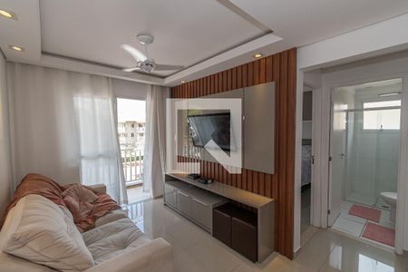 Sala de Estar/Jantar  de apartamento para alugar com 2 quartos, 51m² em Jardim Santa Izabel, Hortolândia