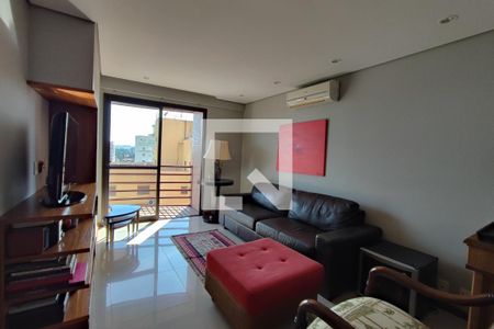 Sala de apartamento à venda com 1 quarto, 110m² em Cambuí, Campinas