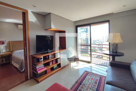 Sala de apartamento à venda com 1 quarto, 110m² em Cambuí, Campinas