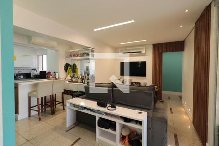 Sala de apartamento à venda com 3 quartos, 98m² em Chácara Califórnia, São Paulo