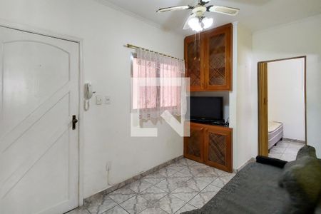 Sala de apartamento para alugar com 1 quarto, 38m² em Vila Tupi, Praia Grande