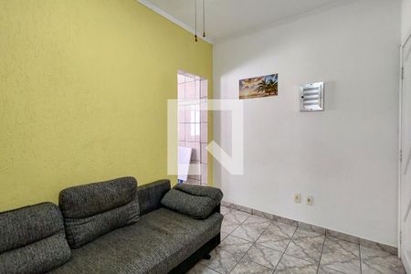 Sala de apartamento para alugar com 1 quarto, 38m² em Vila Tupi, Praia Grande