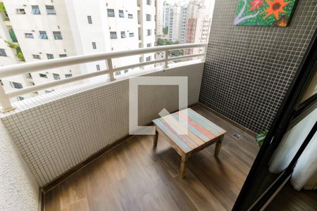 Varanda da Sala de apartamento à venda com 2 quartos, 76m² em Vila Andrade, São Paulo