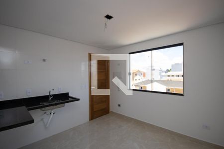 Sala e Cozinha  de kitnet/studio à venda com 1 quarto, 26m² em Vila Constança, São Paulo