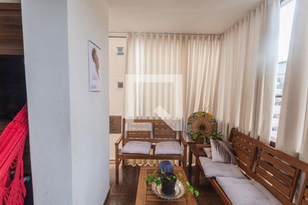 Varanda da Sala de apartamento à venda com 4 quartos, 144m² em Serra, Belo Horizonte