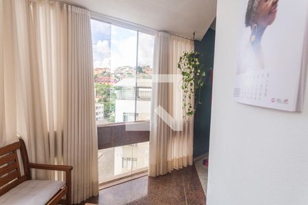 Varanda da Sala de apartamento à venda com 4 quartos, 144m² em Serra, Belo Horizonte