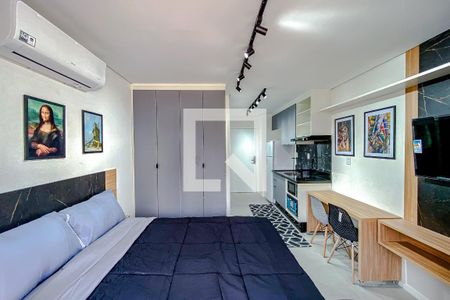 Sala/Quarto de kitnet/studio para alugar com 1 quarto, 25m² em Vila Regente Feijó, São Paulo