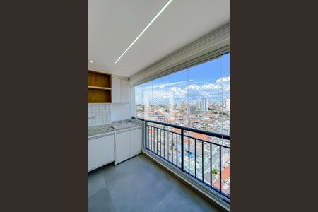 Varanda da Sala de apartamento para alugar com 2 quartos, 45m² em Vila Invernada, São Paulo