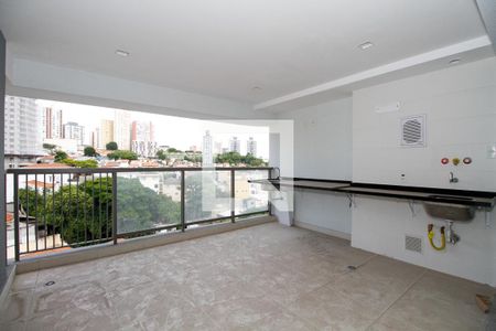 Varanda Gourmet e Área de Serviço de apartamento à venda com 2 quartos, 76m² em Vila Anglo Brasileira, São Paulo