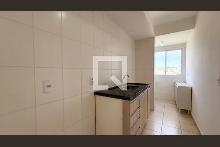 Cozinha e Área de Serviço de apartamento para alugar com 2 quartos, 53m² em Residencial das Flores, Várzea Paulista