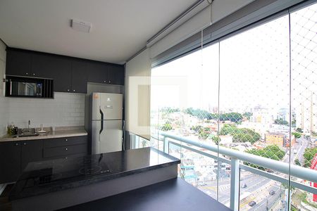 Sala Sacada de kitnet/studio para alugar com 1 quarto, 42m² em Centro, São Bernardo do Campo