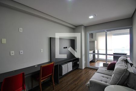 Sala de kitnet/studio para alugar com 1 quarto, 42m² em Centro, São Bernardo do Campo