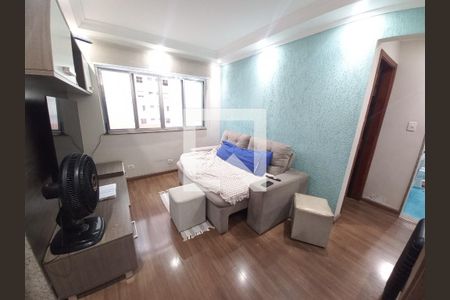 Sala de apartamento para alugar com 1 quarto, 45m² em Centro, São Vicente