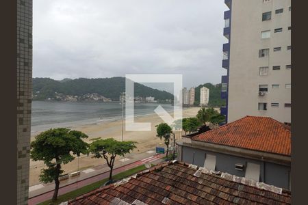 Vista da Sala de apartamento para alugar com 1 quarto, 45m² em Centro, São Vicente