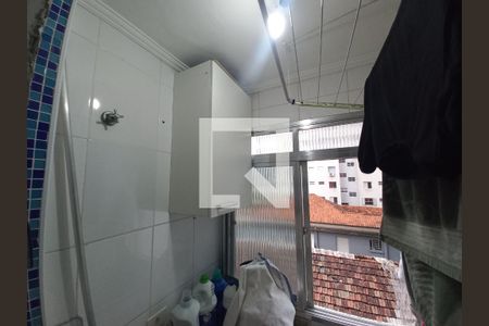 Cozinha e Área de Serviço de apartamento para alugar com 1 quarto, 45m² em Centro, São Vicente