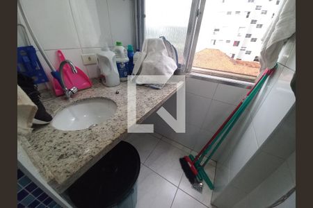 Cozinha e Área de Serviço de apartamento para alugar com 1 quarto, 45m² em Centro, São Vicente