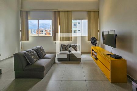 Sala de apartamento para alugar com 2 quartos, 100m² em Jardim Las Palmas, Guarujá